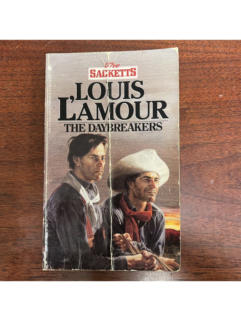 The Daybreakers By Louis L'Amour Vintage Paperback Book Bantam Western 1980